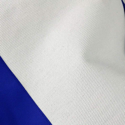 Masonic Master Mason Blue Lodge Apron, White Cloth with Blue Grosgrain Ribbon Border