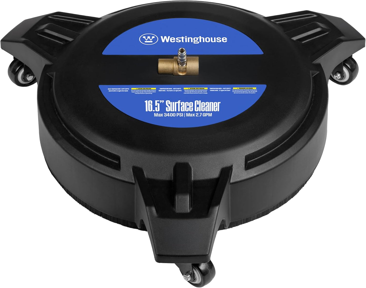 Westinghouse 16.5" Pressure Washer Surface Cleaner Attachment - 3400 PSI, 1/4" Connector | Compatible with Gas & Electric Washers