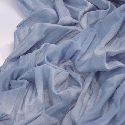 Socomi Cheesecloth Table Runner - Dusty Blue Boho Rustic Gauze | 120 Inch for Weddings & Events