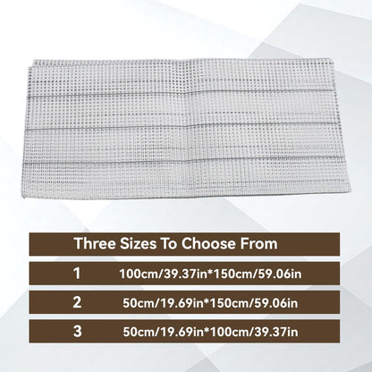 HERCHR Latch Hook Canvas,Rug Making Canvas Latch Hooking Mesh Fabric Blank Rug Hooking Mesh Canvas Kit DIY Mesh Sheet Multipurpose Rug Hooking Mesh for Embroidery Knit(100 * 150cm)