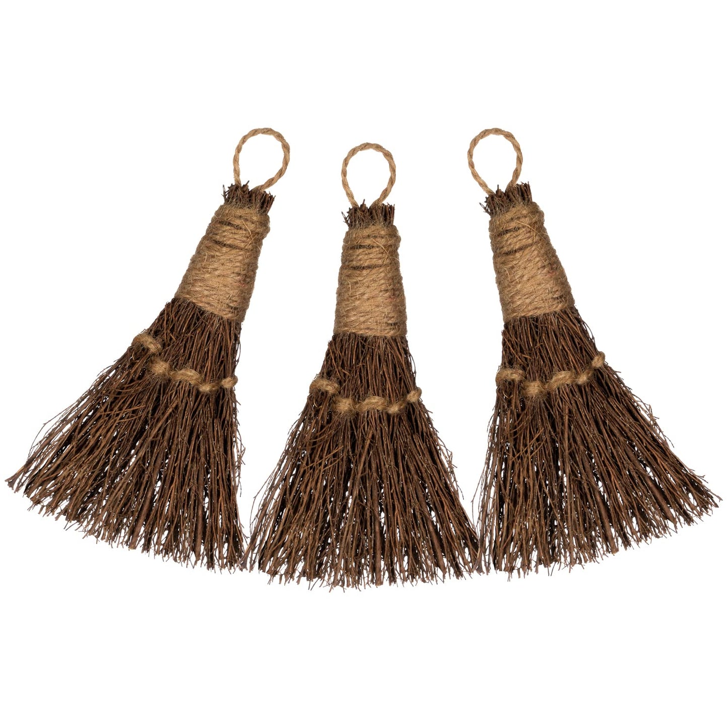 Cinnamon Broom - Cinnamon Scented 6in (3 Pack) Mini Broomsticks - Decorative Broom for Door Protection