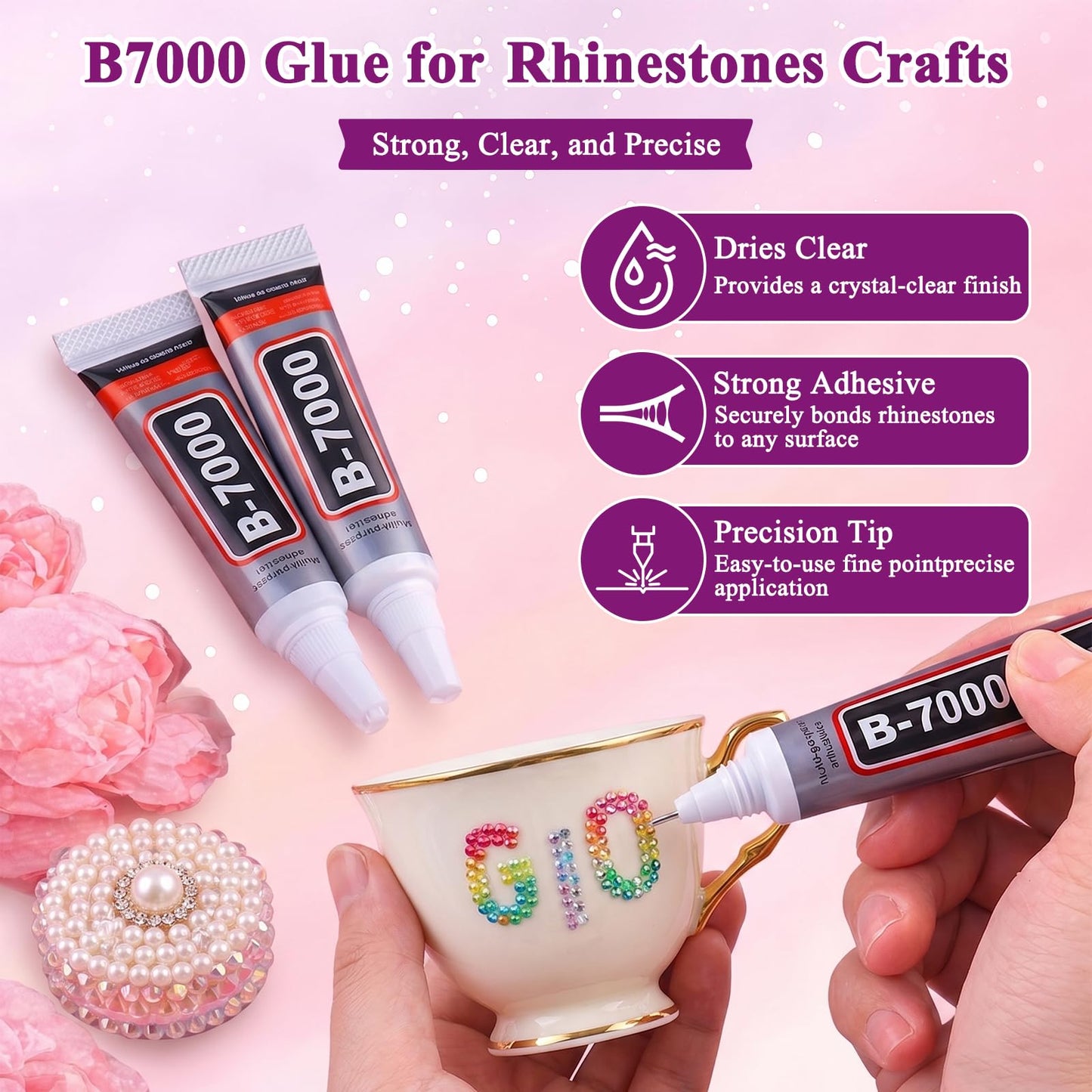 40000 Pcs 40 Colors Resin Jelly Rhinestones for Bedazzling, 3mm Flatback Gems Bedazzler Kit with 4Pcs B7000 Jewelry Glue and Tools, Multicolor Craft Jewels for DIY, Shoes, Crafting, Nail Art & Books