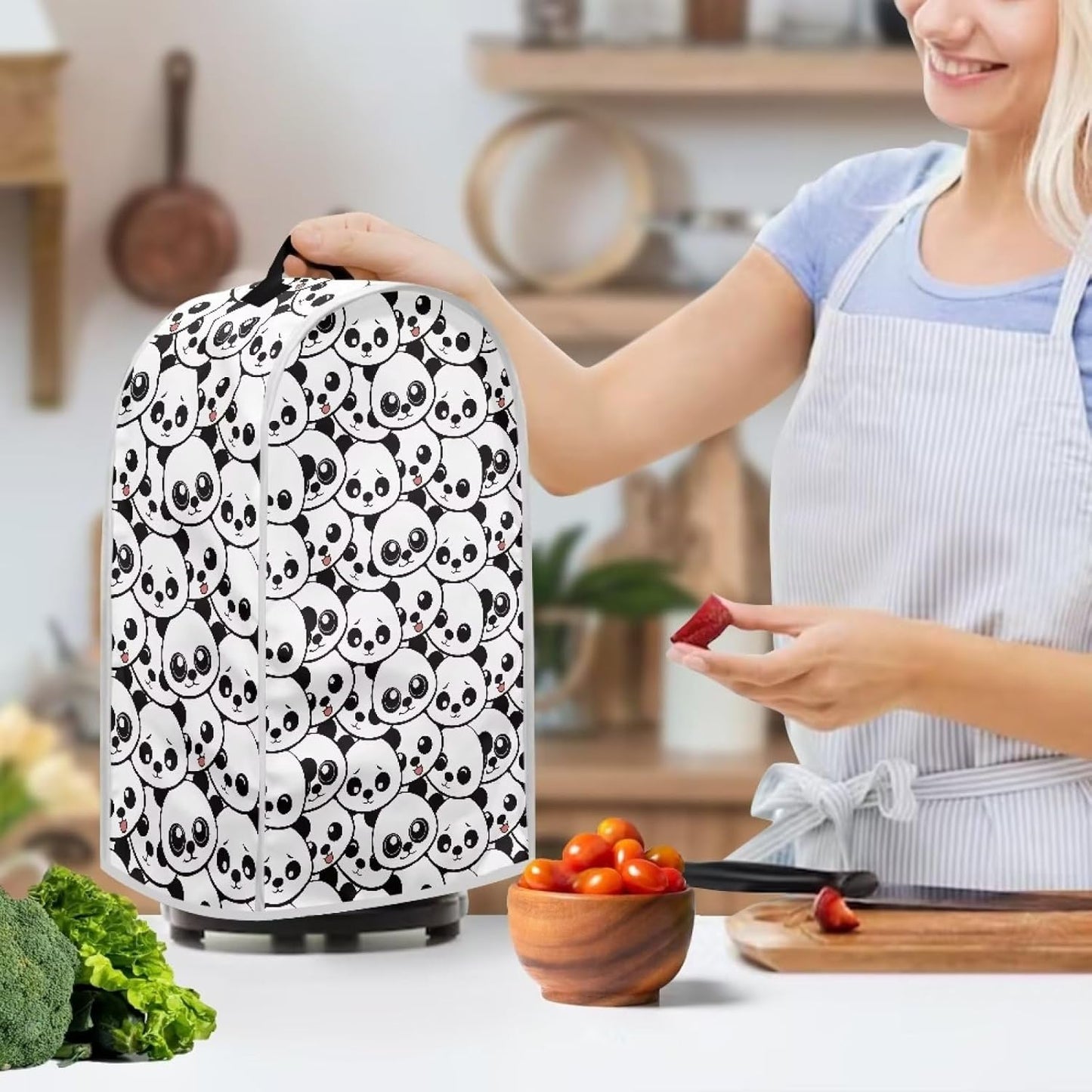 chaqlin Blender Covers, Small Appliance Covers, Kitchen Decorative, Machine Washable Food Processor Dust Cover, Cute