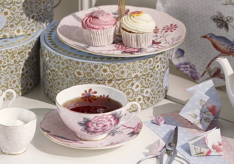 Wedgwood Cuckoo Teacup & Saucer Set