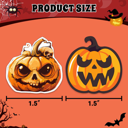 Thanksgiving Stickers for Kids,1000pcs Thanksgiving Character Stickers with 16 Patterns of Pumpkin, Use for Decorating Party, Envelope Seals Label and Candy Bags Sealing