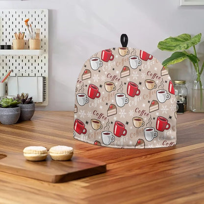 Tea Cozy for Teapot - Anti-Scald Covers, Heat Resistant Kettle Cover with Coffee Pattern for Home Kitchen