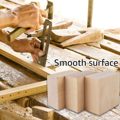 SHUESS 4 PCS Basswood Carving Blocks 4 X 4 X 2 inch Basswood for Wood Carving Whittling Wood Carvings Blocks Wooden Blocks for Carving Unfinished Wooden Block for Adults Beginners or Expert