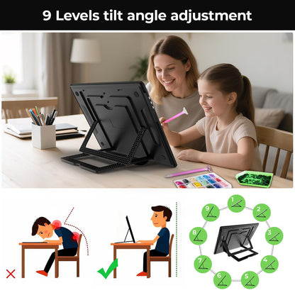 Zocelight Rechargeable A4 Light Pad with Built-in Stand & Bag,Super Bright Magnetic Light Box For Tracing,Wireless Diamond Art Light Board with Side Buttons, Light Table for Diamond Painting,Sketching