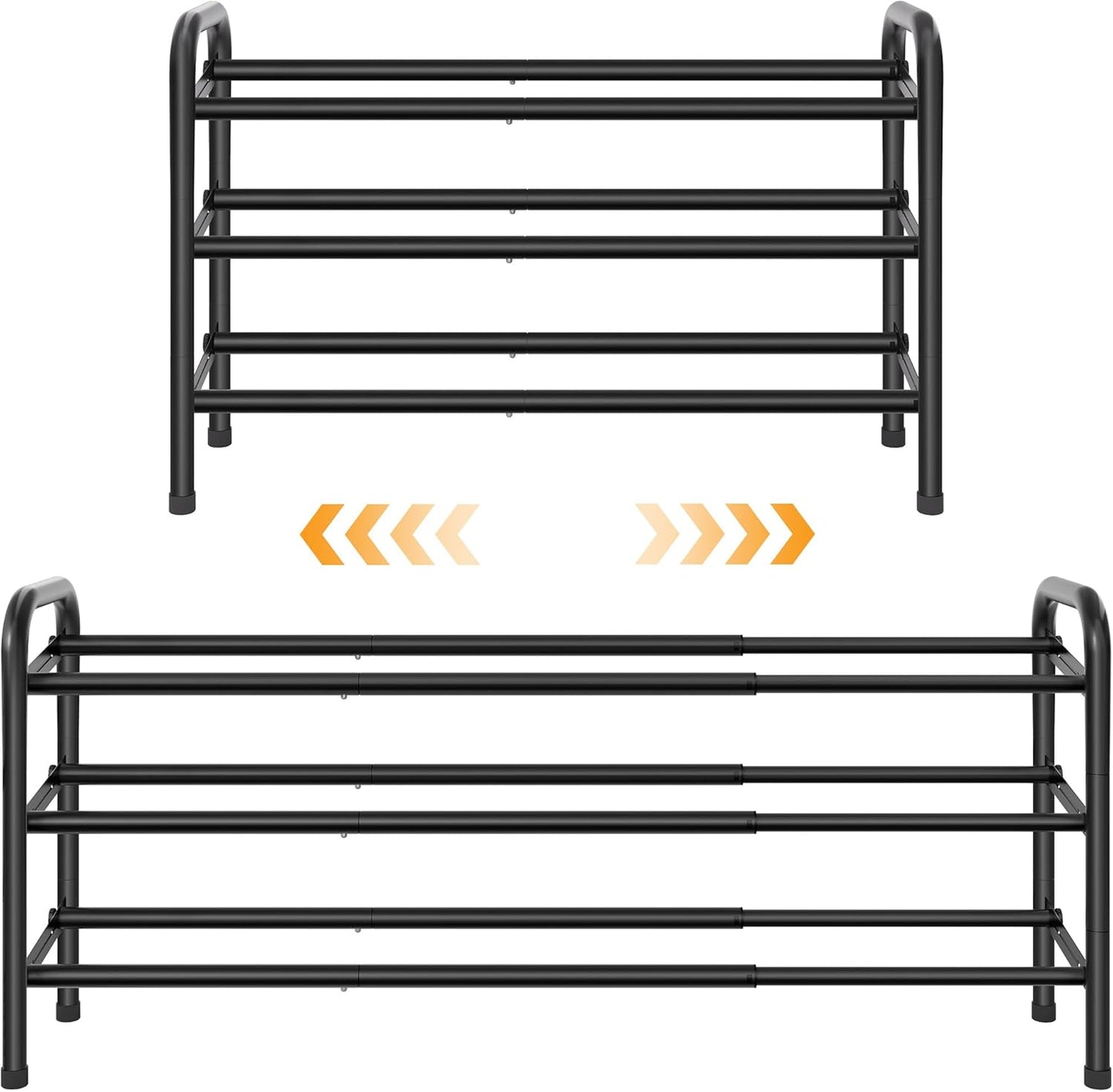3 Closet, 28 42, Closet, 18 Gewudraw Tier Shoe Organizer, Shoe Rack for Metal Shelf Can Expandable to for Bedroom