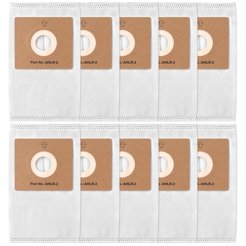 Gudotra 10 Pack Replacement AHLR-2 HEPA Filter Bags for Atrix AHSC-1 Lil' Red Vacuum Cleaner 2-Quart White