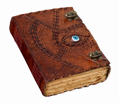 ULCH Hocus Pocus Book of Spells Hocus Pocus Decor Hocus Pocus Halloween Decorations Book of Shadows and Spell Book with Lock Witch Decor And Perfect for Spooky Gifts And Spooky Decor 8 x6 Inches