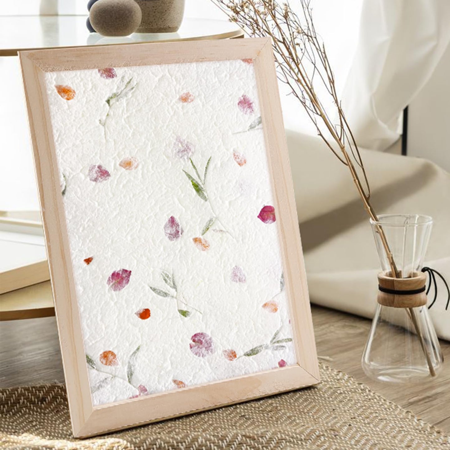 Caydo 3 Pieces Paper Making Frame Kit, Papermaking Mould and Deckle with Mesh, Absorbent Paper and Sponge for Adults Supplies(5 x 7 Inches, 7.5 x 9.8 Inches, 9.8 x 13 Inches)