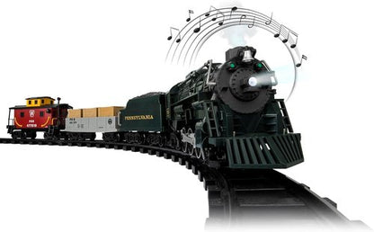 Lionel Pennsylvania Flyer Battery-Powered Train Set - Bluetooth Control, Water Vapor Smoke & Lights | 2-Rail Track for Kids 4+
