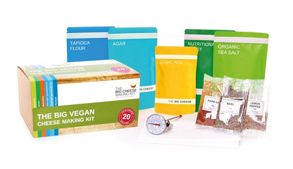Mozzarella, 6 20 The Big Vegan Cheese Making Kit - DIY Vegan Cheese Starter I Cheese Making Supplies for Ricotta, Feta