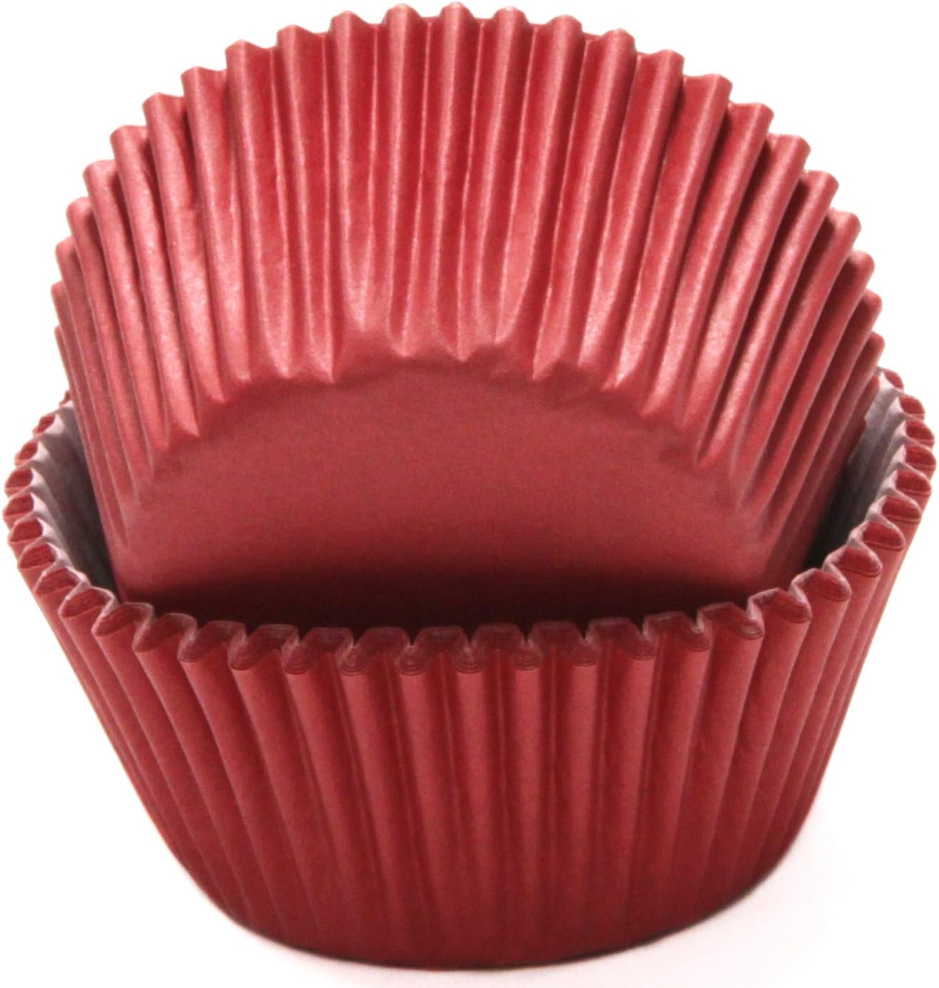 Chef Craft Classic Cupcake Liners, 50 Count Dark Red