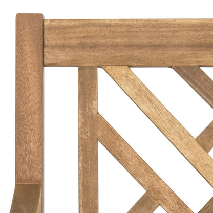 Safavieh PAT6738A Outdoor Collection Bradbury 3 Seat Bench