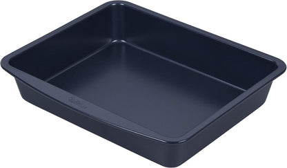 Wilton Diamond-Infused Nonstick Baking Set - 4 Piece Navy Blue Bakeware for Small Batches, Durable & Dishwasher Safe