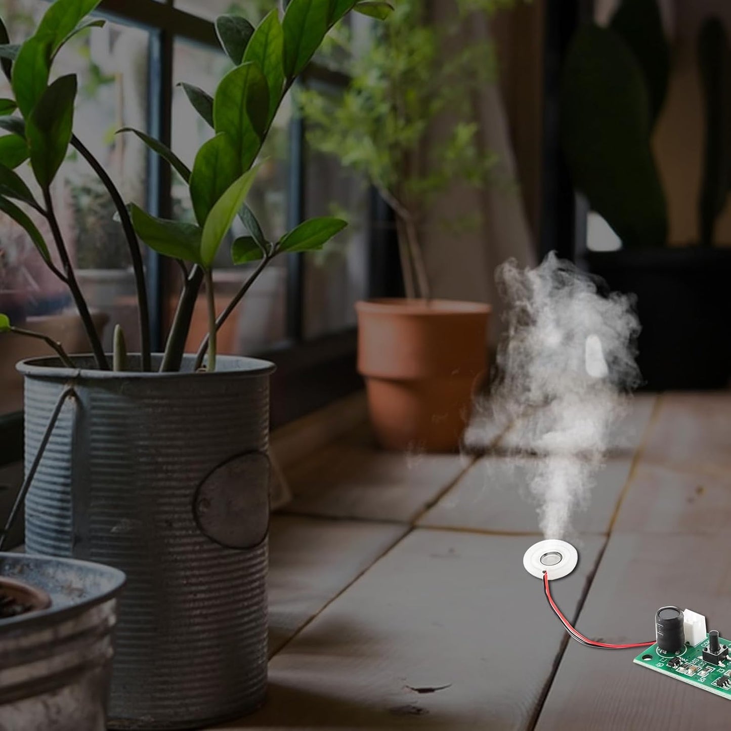 8 Pcs Atomization Disc, DC 5V USB Humidifieration Mist Maker, Atomization Module with Timing Switch for DIY Home