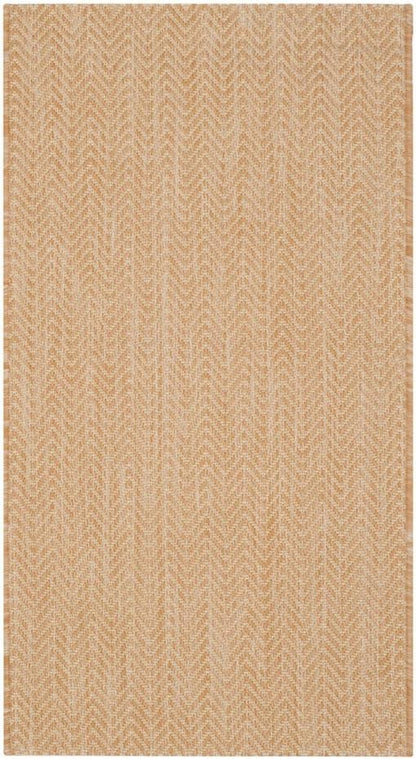 SAFAVIEH 2'7" x 5' Courtyard Accent Rug, Natural & Cream, Non-Shedding, Easy Care for Indoor/Outdoor