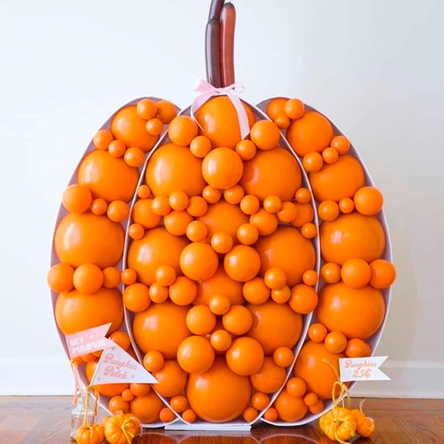 PartyWoo Pearl Orange Balloons - 50pcs 12 Inch Latex Balloons for Fall Celebrations & Events