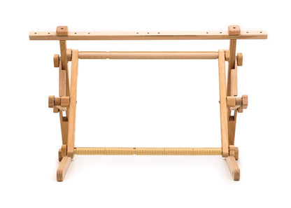 Embroidery Adjustable Lap Table Stand Hands Free Needlepoint Wooden Cross Stitch Scroll Frame Tapestry Holder Bed Table Stand Craft Tool (15.7" x 22")