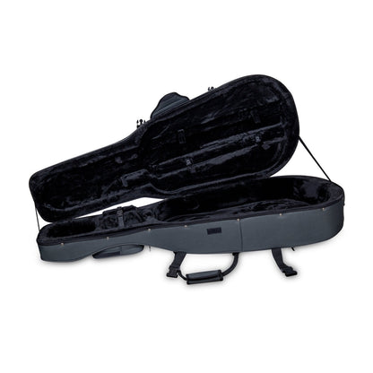 Crossrock Lightweight Cello Case for 4/4 Full Size Cello with Dense Foam in Grey (CRP200CEFGY)