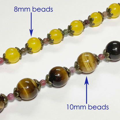 Heather's cf Flower Bead Caps Custom Fancy Charm Jewelry Making Spacer Kit Findings Bulk Vintage for Bracelets Earrings Necklaces Rings Beading Supplies Craft Non Tarnish DIY (Bronze Petal - 500 Pcs)