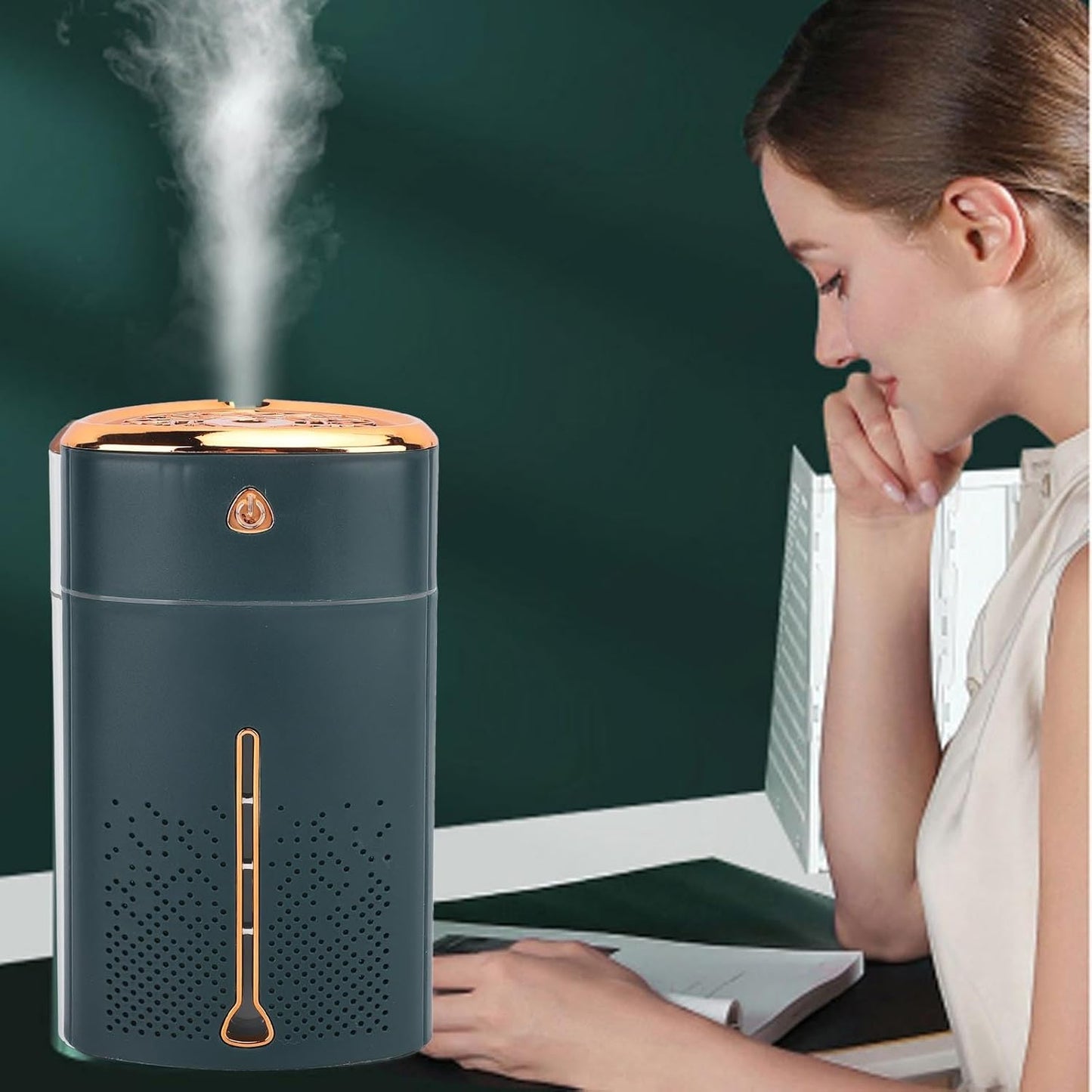 Portable Humidifier, Night Light 1000ml USB, BusoThkvzyge8b1t-12