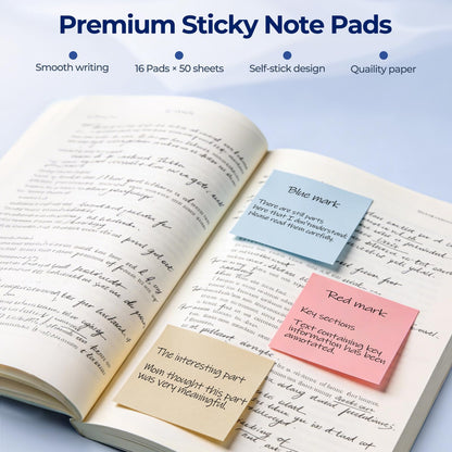 Nicpro Cute Spiral Notebook Stationary Set For Women, Bible Journal Set, 3PCS A5 Spiral Notebook, 5 Gel Pens, 5 Refills, 800 Sticky Notes, Gift Box, Aesthetic Gift Set for Study Office School Supplies