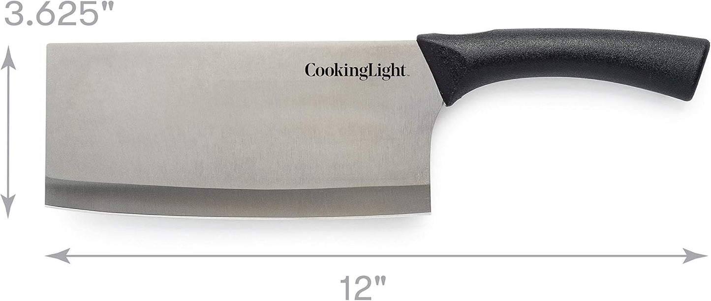 Cooking Light Heavy Duty Chopper, Ergonomic Handle, 7 Inch Butcher Knife, High Carbon Stainless Steel Blade