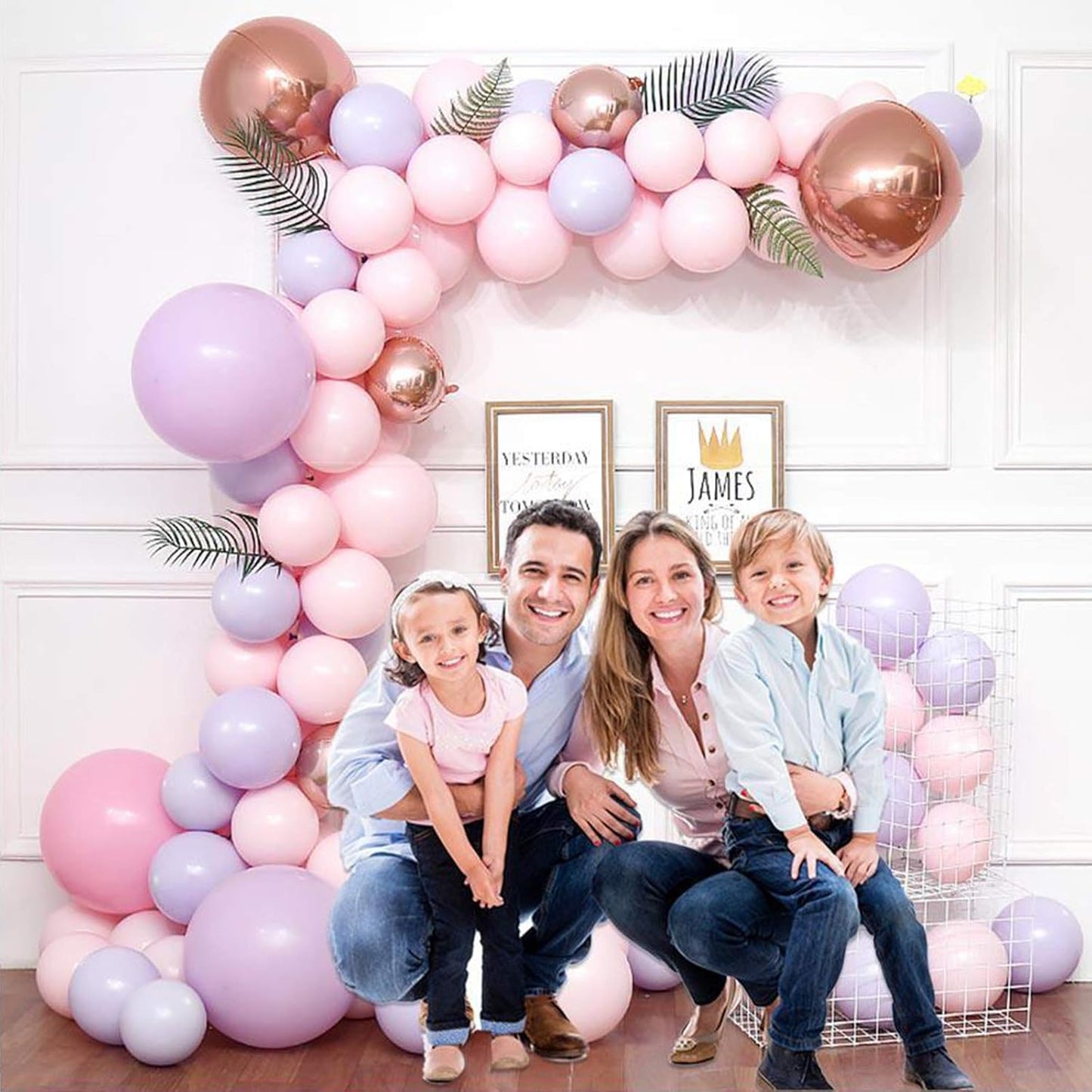 12 Rolls Balloon Arch Tape - 131.2 Feet Tape Strip with Holes, 400 Removable Dots for Party Decorations