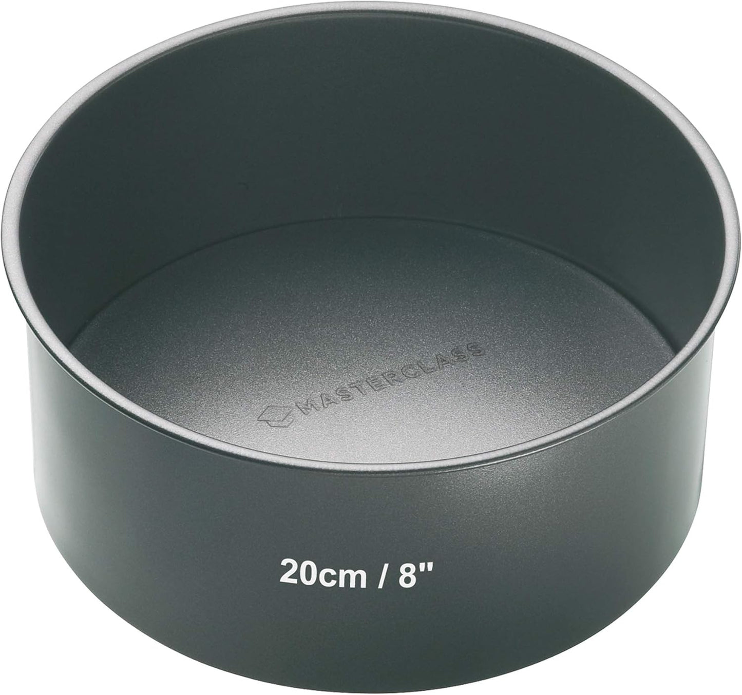 MasterClass 20 cm Deep Cake Tin, 8 Inch Round Pan, PFOA Free Non Stick, 1 mm Carbon Steel