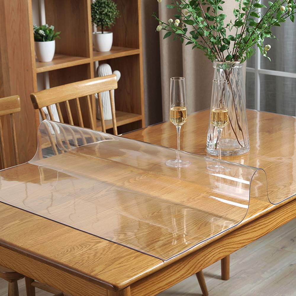 20x32 inch Countertop Wadrac Office Desk Mat Blotter Clear PVC Pad Waterproof Side Table Cloth Protector Top Pad Cover
