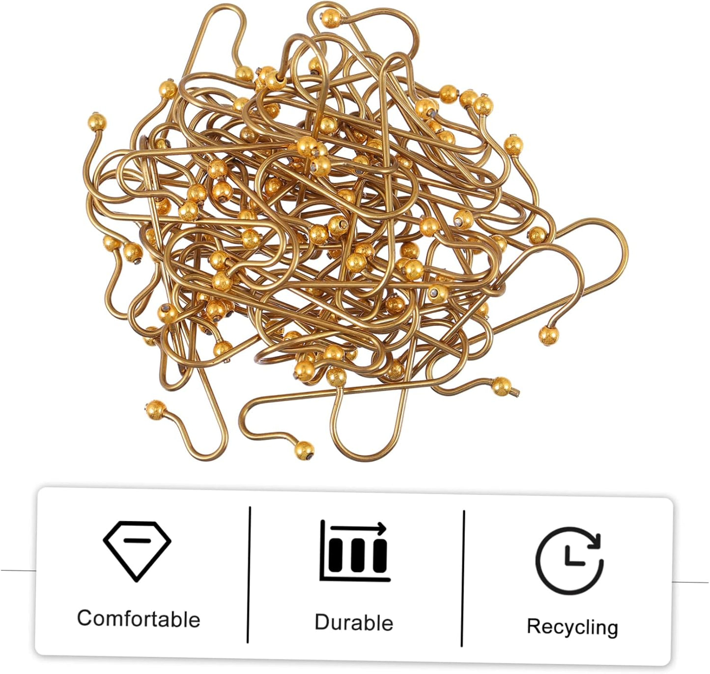 40pcs Hook up Christmas Tree Hangers - Holiday Ornament Hanger Hooks for Ornaments, Christmas Party Favor