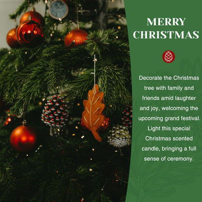 M&SENSE Holiday Scented Candle Gift for Women and Men - Christmas Tree, 10 oz Soy Wax, Birthday, Holiday, Christmas,New Year Gift