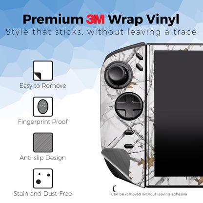 Gaming Skin Compatible with Lenovo Legion Go 2 (2025) - Conceal Snow - Premium 3M Vinyl Protective Wrap Decal Cover - Easy to Apply | Crafted in the USA by MightySkins