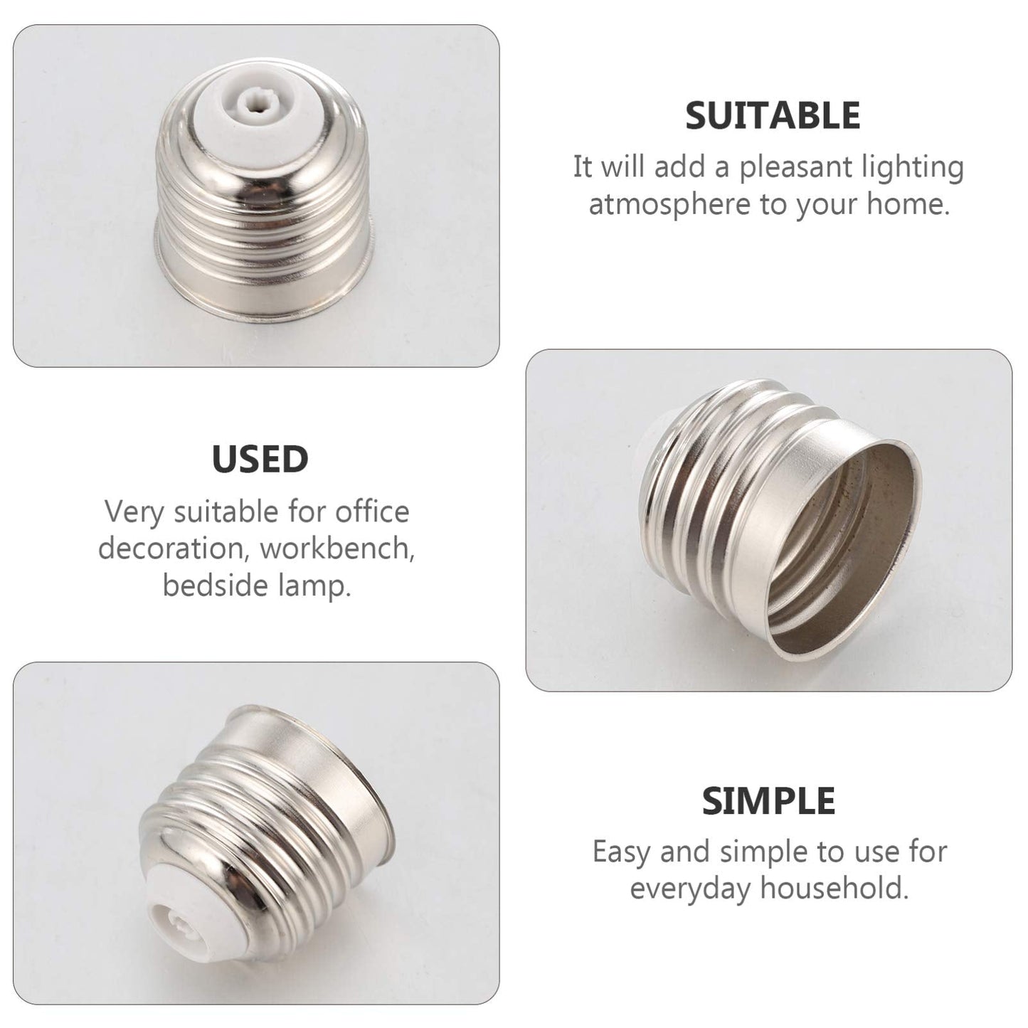 Light Bulb Accessories Kit with Led Chip Bases and Caps for Diy Resin Bulbs Lamp Parts Supply for Home Decorative Lighting Party Crafts
