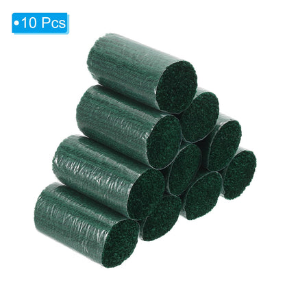 PATIKIL 10 Rolls Latch Hook Yarn Kit - Precut Rugs Yarn for Making Crochet Bundles, Tapestry DIY Craft - for Adults Beginners, Dark Green