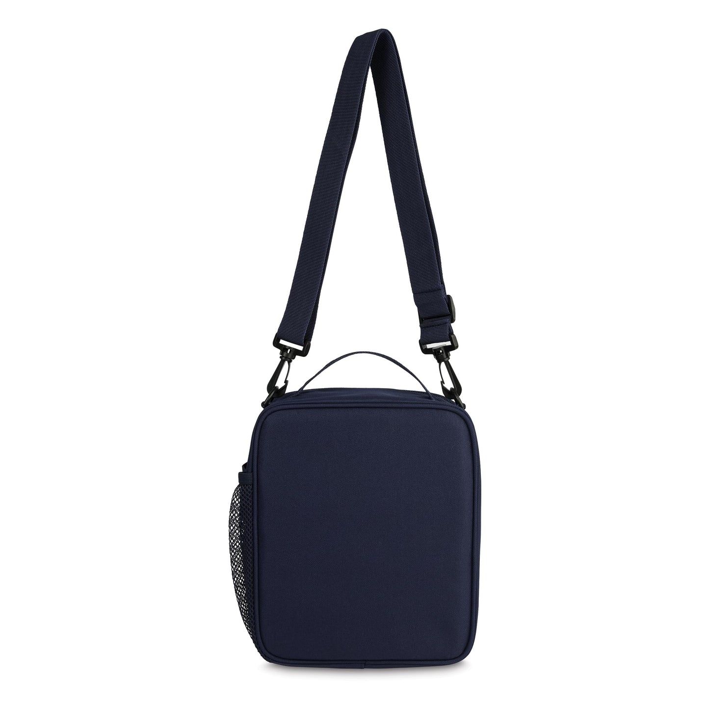 PackIt Freezable Crossbody Lunch Box, Midnight Navy, Technology, Fully Freezable, Collapsible, Reusable, With Top Handle, Front Slip Pocket. Effortlessly Carry, Fresh Every Time