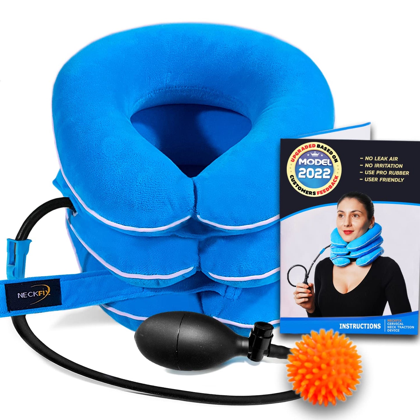 NeckFix Cervical Neck Traction Device – 12-17 Inch