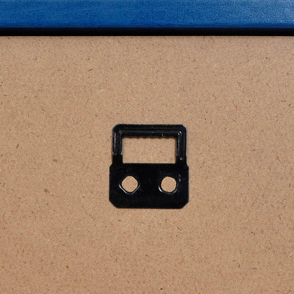 Studio Decor 9" x 9" Sapphire Blue Belmont Shadow Box - Includes Pre-Attached Hanging Hardware, Horizontal or Vertical Display - 1 Pack