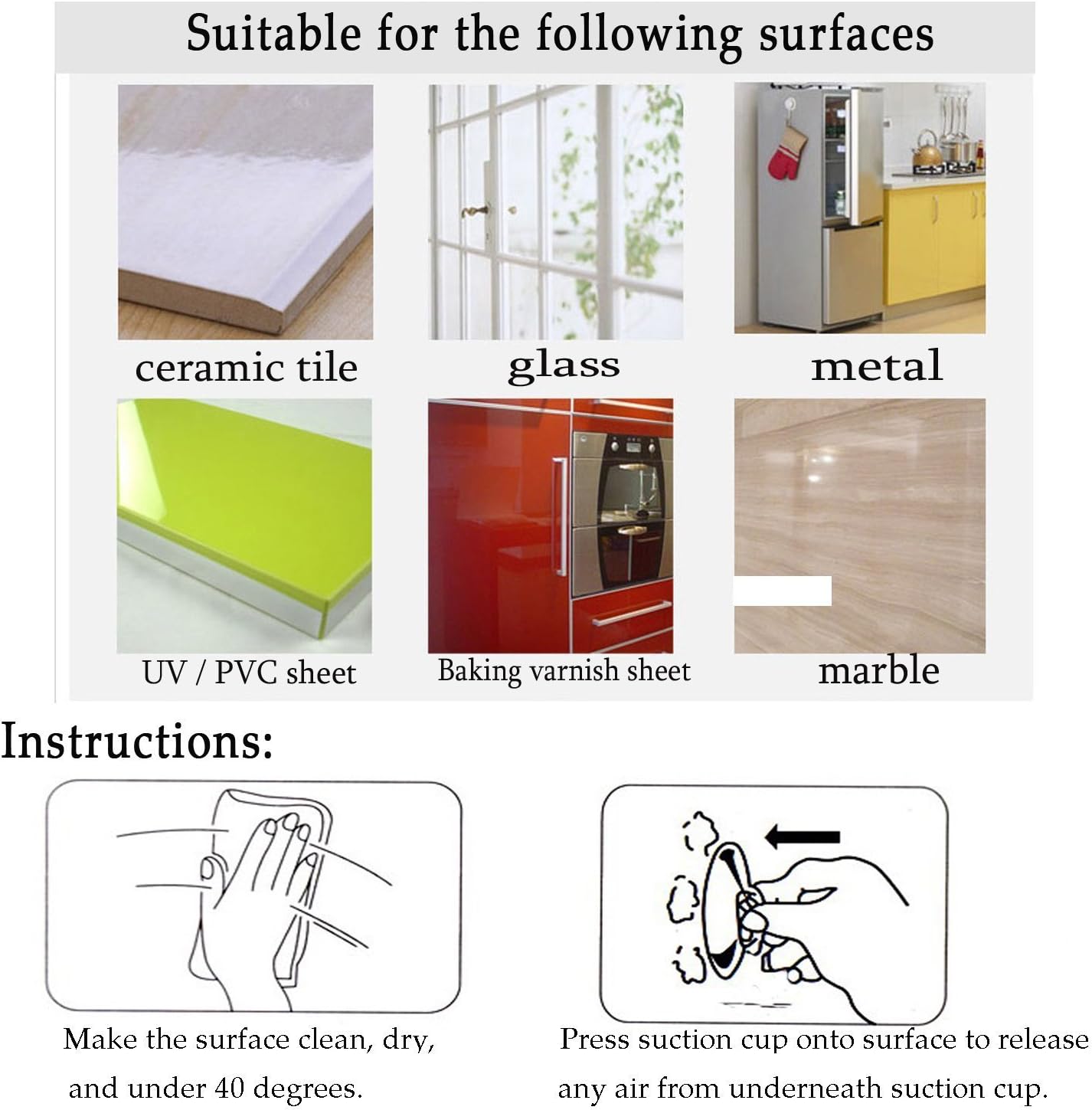 Whaline 30 Packs Suction Cup Plastic Sucker Pads - Clear, 3 Sizes, 45 mm, 30 mm, 20 mm