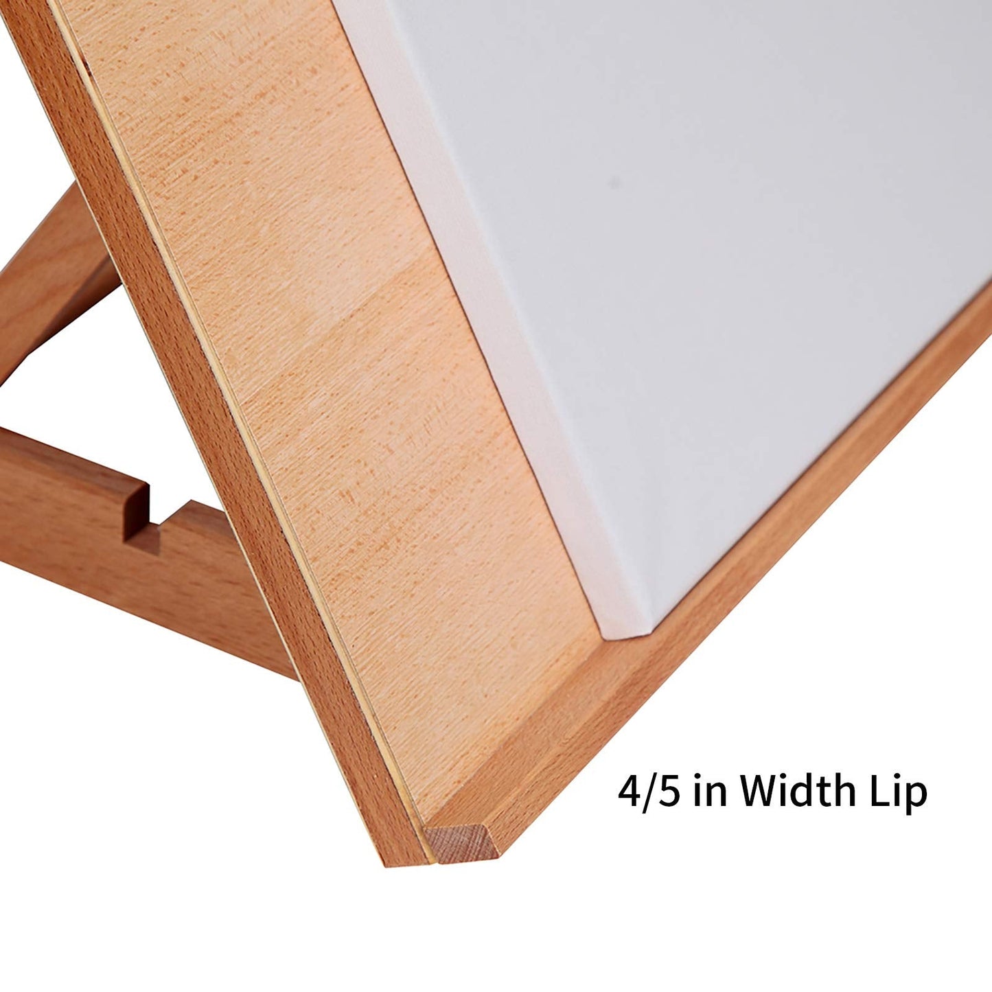 Falling in Art Extra Large 5-Position Wood Drafting Table Easel Drawing and Sketching Board, 29 1/2 Inches by 19 2/3 Inches