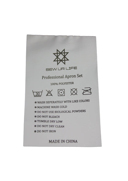 SEW UR LIFE Resist water 3 big Pockets Waist Server Apron Kitchen Restaurant Bistro Cafe Bar Pub Cake Shop Bakery Unisex Half Aprons (2, NAVY)
