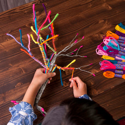 Craft-tastic – Yarn Tree Kit – Craft Kit Makes One 18" Tall Jewelry Organizer