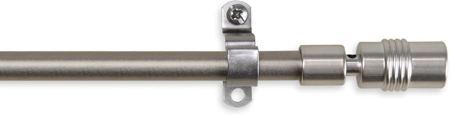 Rod Desyne CF03-28-5 Café Rod 7/16" #03, 28-48 inch, Satin Nickel
