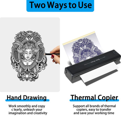 Tattoo Stencil Paper 100 Sheets, A4 4-Layer Thermal Transfer Sheets for Tattooing, Premium Carbon Tracing Supplies