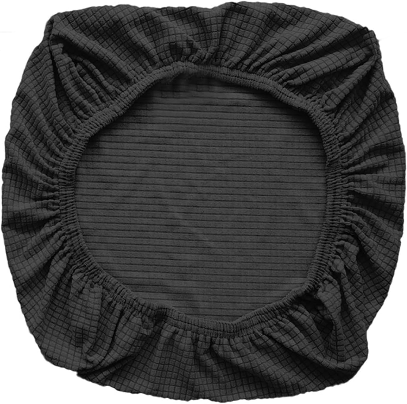 Stretchable Office Chair Cover, Computer Chair Slipcover for Desk Chairs, Machine Washable Spandex, Black