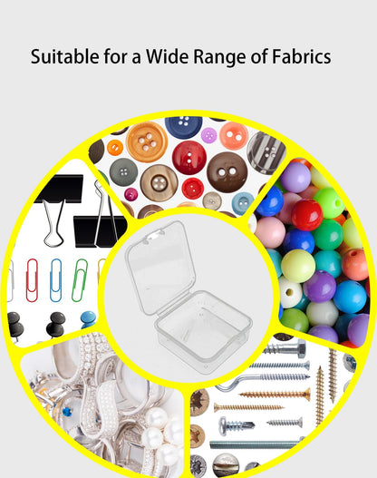 LJY 68-Pack Small Parts Organizer Box,1.77 x 1.77 x 0.79 in Plastic Storage Containers with Secure Latch,Nestable Grid Boxes for Jewelry,Beads,Crafts,Fishing Tackle,Hardware Accessories,Plastic Case