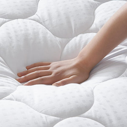 8-21 (54x75 LEISURE TOWN Cotton Full XL Size Mattress Pad Fitted Quilted Mattress Cover Pillow Top Mattress Topper